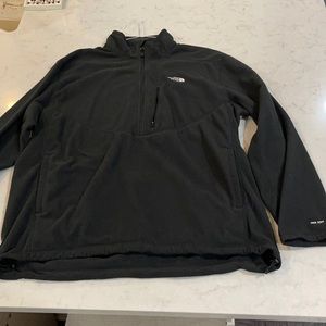 The north face fleece pullover 1/4 zip XXL black